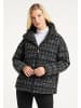 DreiMaster Vintage Winterjacke in Schwarz Weiss