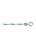 Adeliás 925 Silber Singapur Armband 18,5 cm Ø 2,4 mm in silber