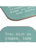Mr. & Mrs. Panda Holzuntersetzer Spruch Vokale und musikalische ... in Meeresbrise