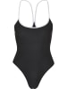 Urban Classics Swimsuit in black/white