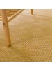 KADIMA DESIGN Teppich Kurzflor Unifarben Wohnzimmer in Gelb
