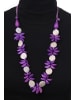 collezione alessandro Lange Kette " Edith " in violett