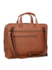 Jost Futura Aktentasche Leder 38 cm Laptopfach in cognac