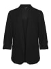 Vero Moda Legeres Blazer Jackett mit Dreiviertel Arm Leichter Sakko in Schwarz