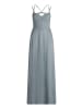 Vera Mont Abendkleid im Glitzer-Look in Weiß/Grau