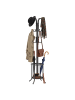 SONGMICS Garderobenständer Alan in Schwarz - (B)30 x (H)175.5 x (T)30 cm