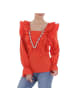 Ital-Design Bluse in Rot