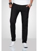 Alessandro Salvarini A. Salvarini Herren Designer  Chino Stoff Hose NEU AS370 in Schwarz