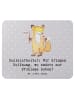 Mr. & Mrs. Panda Mousepad Sozialarbeiterin Hoffnungsträger mit S... in Grau Pastell
