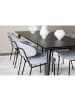 ebuy24 Essgruppe Ellis (7-teilig) Schwarz 85 x 230 cm