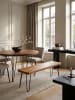 KADIMA DESIGN Esszimmer Sitzbank BAGLI Massiv-Holz 120 x 45 x 40 cm in Akazie