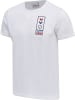 Hummel Hummel T-Shirt Hmlic Lebensstil Erwachsene in WHITE/RED/NAVY