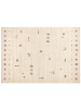 Beliani Geflochtener Teppich SULUCA in Beige/Rot/Blau - (W) 200 x (L) 300 cm