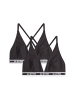 G-Star Raw Multiway Triangel Bralette 2er-Pack black