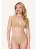 Linga Dore Linga Dore Triangle padded bikiniset in Gold beige