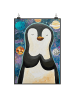 Mr. & Mrs. Panda Poster Pinguin Universum Design ohne Spruch in Weiß