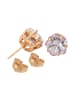 NAEMI Women Earrings in Rose Gold White