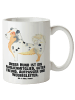 Mr. & Mrs. Panda weisse tasse Hund Australien Shepherd mit Spruch in Weiß