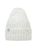 Buff Knitted & Fleece Band Beanie Eyla in Weiß