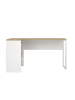 ebuy24 Schreibtisch Plus Weiß 145 x 81 cm