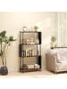 HOMCOM Standregal-80L x 30B x 141H cm-Braun