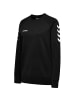 Hummel Training Langarm Sweatshirt Sport Pullover Shirt HMLGO in Schwarz