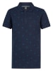 Petrol Industries Poloshirt mit All-over Muster Solstice in Blau