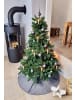 JACK Christbaumdecke Rund Ø 120cm Weihnachtsbaumdecke in Anthrazit / Samt