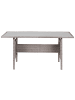 Beliani Esstisch VITERBO in Grau - (W) 80 x (H) 74 x (L) 145 cm