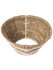 Beliani Weihnachtsbaumkragen HIVER in Naturfarben/Weiß - (W) 43 x (H) 24 x (L) 43 cm