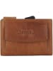 SecWal SecWal 2 Kreditkartenetui Geldbörse RFID Leder 9 cm in cognac