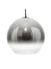 Leitmotiv Lampe aus Glas, BUBBLE in Silber, 150 cm