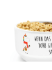 Mr. & Mrs. Panda Bowlschale Einhorn Pilz mit Spruch in Weiß