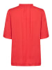 SAINT TROPEZ Bluse kurzarm BrianaSZ Lockere Passform in Flame Scarlet