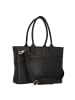 Plevier Structure Antilla Schultertasche RFID Schutz Leder 40 cm Laptopfach schwarz