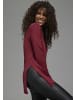 Bruno Banani Strickpullover in dunkelrot