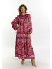 usha FESTIVAL Damen Maxikleid in Pink Mehrfarbig