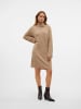 Vero Moda Strickkleid in Silver Mink