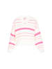 IZIA Women Sweater in offwhite pink