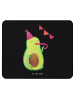 Mr. & Mrs. Panda Mauspad Avocado Party ohne Spruch in Schwarz