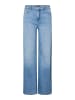 Pieces Wide Leg Jeans in Light Blue Denim