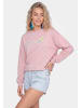 IZIA Women Sweatshirt in Light Rose