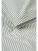 MELA Perkal Kopfkissenbezug Style MAJULI Stripes in thymian - naturweiss gestreift
