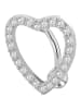 Adeliás Damen Piercing – Herz aus Edelstahl in silber
