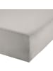 Erwin Müller Single-Jersey Bio Boxspring-Spannbettlaken Bayreuth in silber