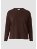 s.Oliver Sweatshirt in 8945_dunkelbraun
