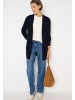 Cecil 'Offener Struktur-Cardigan' Marineblau