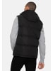 Threadbare Steppweste THB Jacket Gilet Athletic in Black