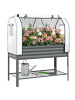 Outsunny Hochbeet in Dunkelgrau 120L x 55B x 140H cm