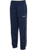 Hummel Verstellbare Taille Hose Hmljr Loose Kinder in DRESS BLUE/ROSEATE SPOONBILL